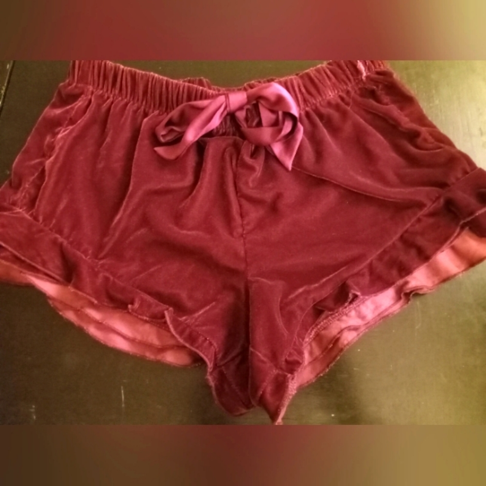 Victoria Secret Velvet shorts